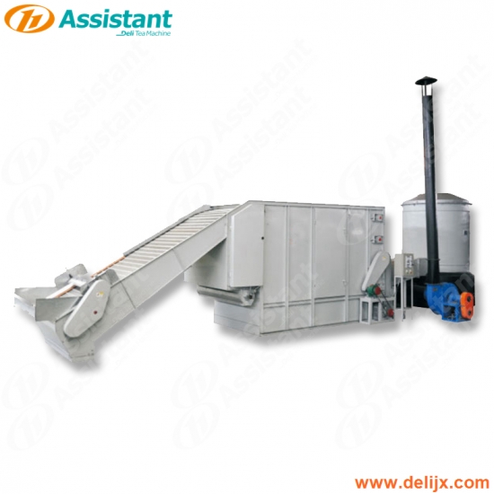 Belt Type Wood And Coal Heating Continuous Tea Leaf Dryer Equipment