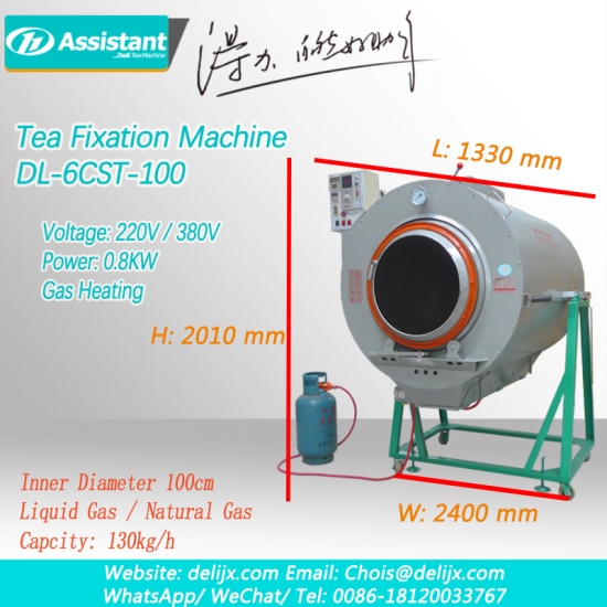 máquinas de fixação de folhas de chá verde dl-6cst-100