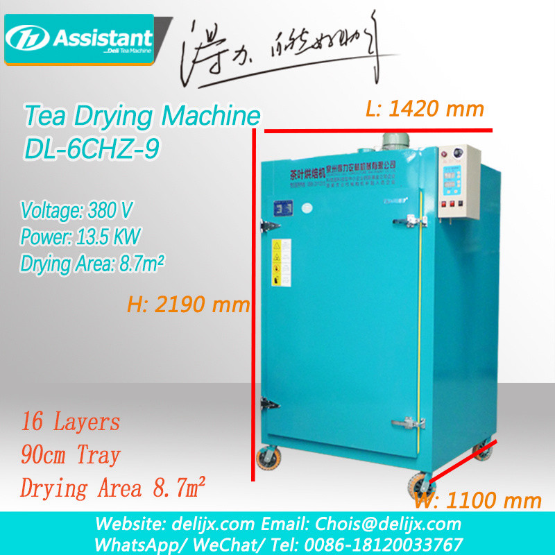 como usar máquina de secagem de chá tipo rotativo de aquecimento elétrico? dl-6chz-9